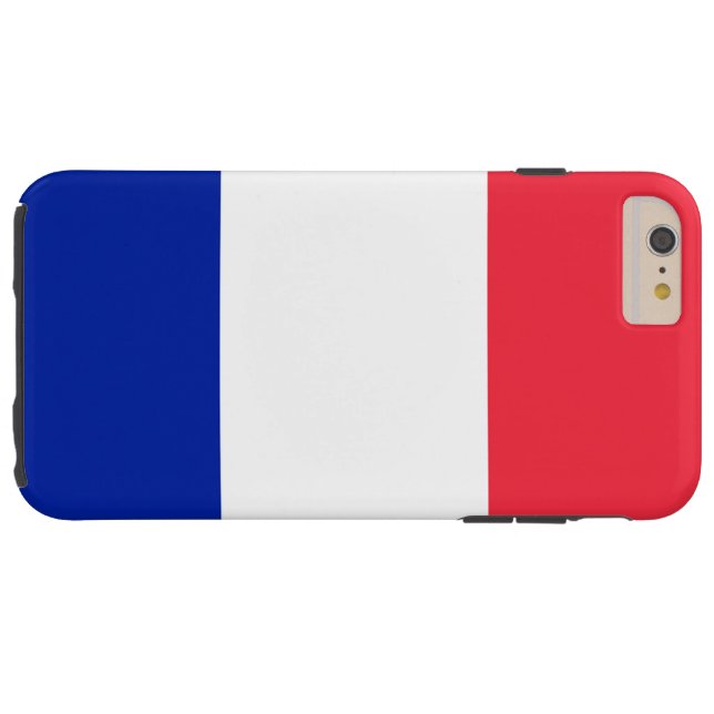 Funda De Case-Mate Para iPhone Bandera de Francia (Reverso Horizontal)