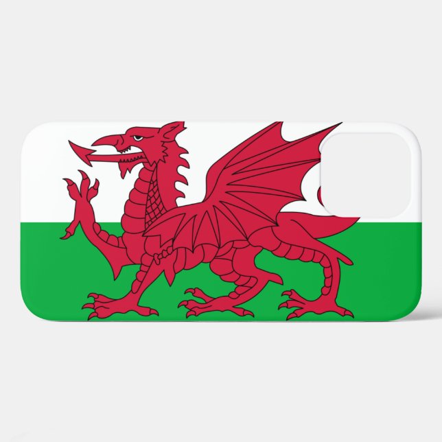 Funda De Case-Mate Para iPhone Bandera de Gales (Reverso (Horizontal))