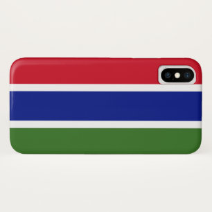 Funda Para iPhone X Bandera de Gambia