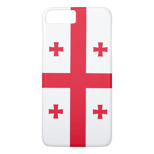 Funda De Case-Mate Para iPhone Bandera de Georgia (Reverso)