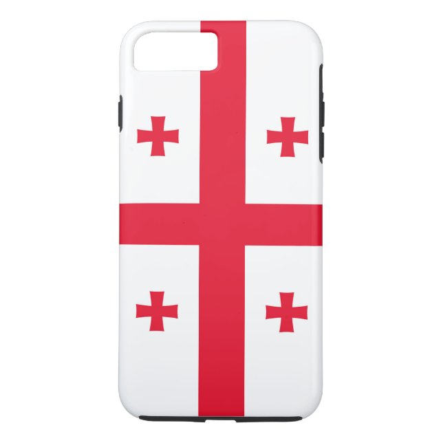 Funda De Case-Mate Para iPhone Bandera de Georgia (Reverso)