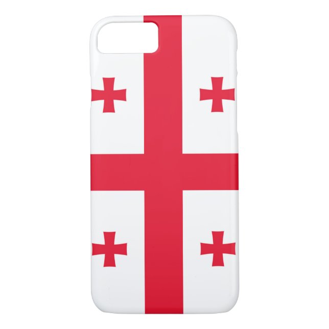 Funda De Case-Mate Para iPhone Bandera de Georgia (Reverso)