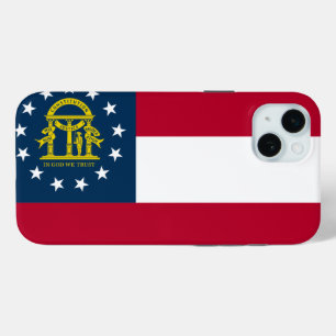 Funda Para iPhone 15 Mini Bandera de Georgia