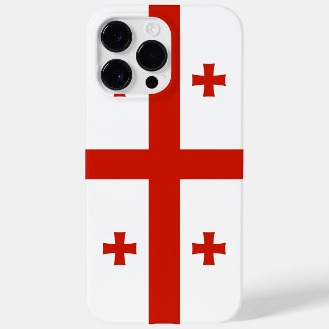 Funda De Case-Mate Para iPhone Bandera de Georgia (Reverso)