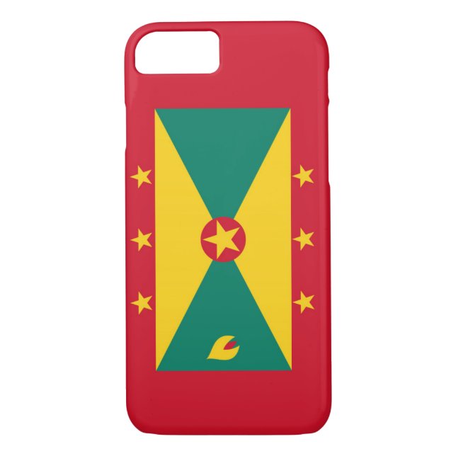 Funda De Case-Mate Para iPhone Bandera de Granada (Reverso)