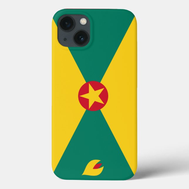 Funda De Case-Mate Para iPhone Bandera de Granada (Reverso)