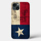 Funda De Case-Mate Para iPhone Bandera de Grunge de Texas (Back)