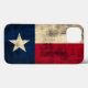 Funda De Case-Mate Para iPhone Bandera de Grunge de Texas (Back (Horizontal))