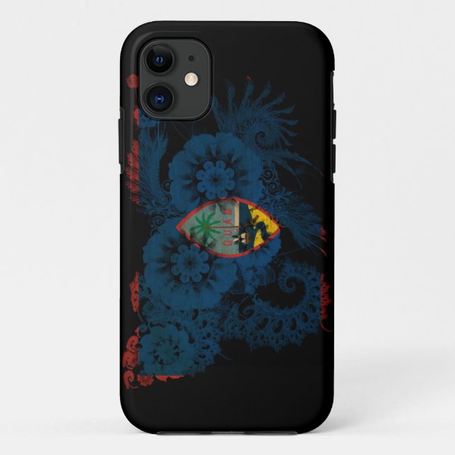 Funda De Case-Mate Para iPhone Bandera de Guam (Reverso)