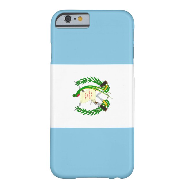 Funda De Case-Mate Para iPhone Bandera de Guatemala (Reverso)