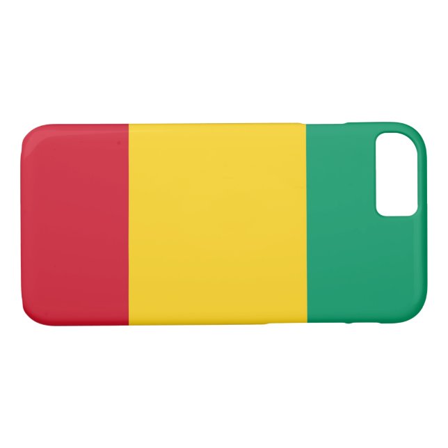 Funda De Case-Mate Para iPhone Bandera de Guinea (Reverso (horizontal))