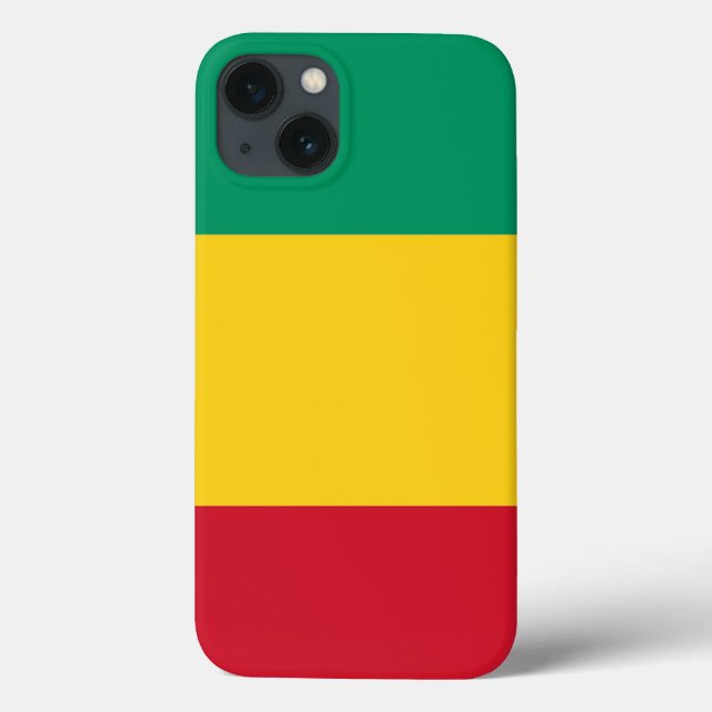 Funda De Case-Mate Para iPhone Bandera de Guinea (Reverso)