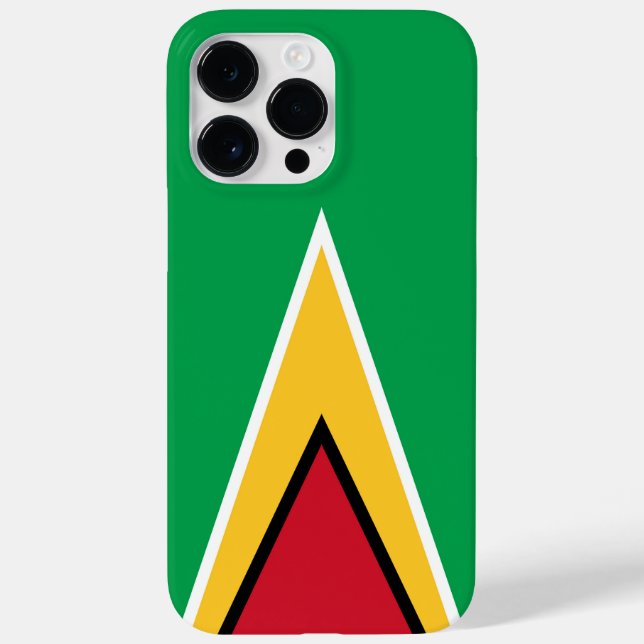Funda De Case-Mate Para iPhone Bandera de Guyana (Reverso)