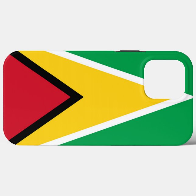Funda De Case-Mate Para iPhone Bandera de Guyana (Reverso (Horizontal))
