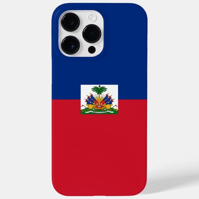 Funda De Case-Mate Para iPhone Bandera de Haití (Reverso)