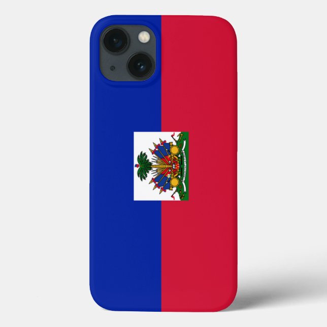 Funda De Case-Mate Para iPhone Bandera de Haití (Reverso)