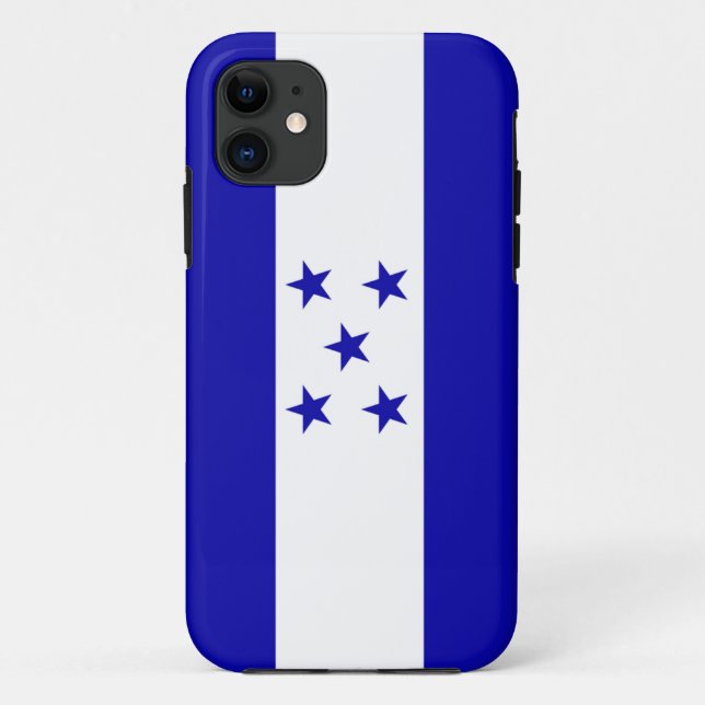Funda De Case-Mate Para iPhone Bandera de Honduras (Reverso)