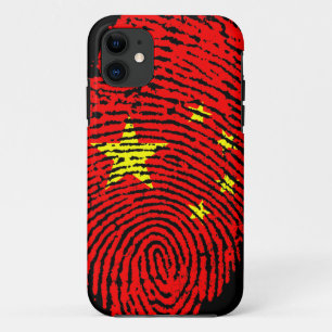 Funda Para iPhone 11 Bandera de huellas digitales china