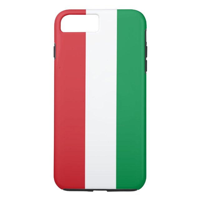 Funda De Case-Mate Para iPhone Bandera de Hungría (Reverso)