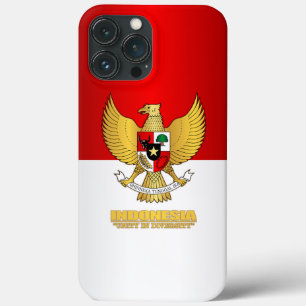 Funda Para iPhone 13 Pro Max Bandera de Indonesia con COA