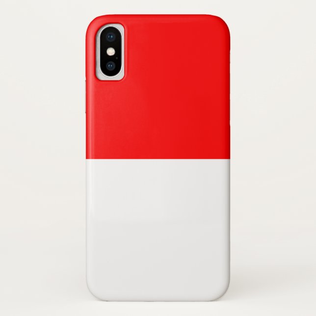 Funda De Case-Mate Para iPhone Bandera de Indonesia (Indonesia) (Reverso)