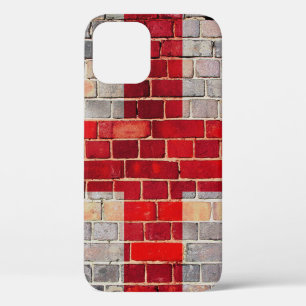 Funda Para iPhone 12 Bandera de Inglaterra en una pared de ladrillo Fun