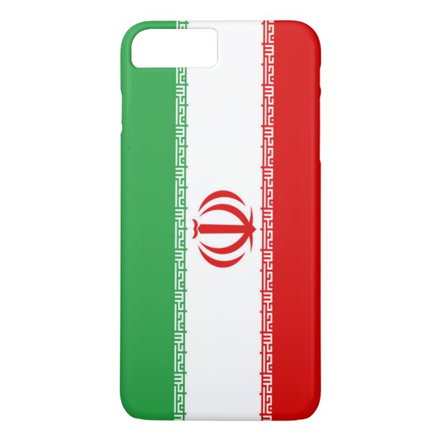 Funda De Case-Mate Para iPhone Bandera de Irán (Reverso)