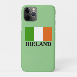 Funda Para iPhone 11 Pro Bandera de Irlanda, etiquetada,