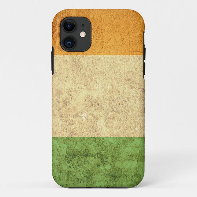 Funda De Case-Mate Para iPhone Bandera de Irlanda - Grunge (Reverso)