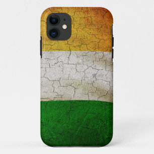 Funda Para iPhone 11 Bandera de Irlanda Grunge