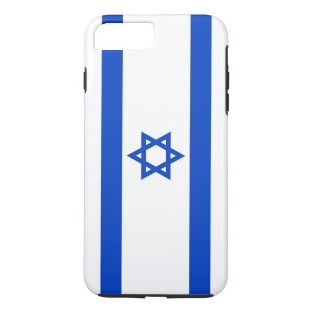 Funda De Case-Mate Para iPhone Bandera de Israel (Reverso)