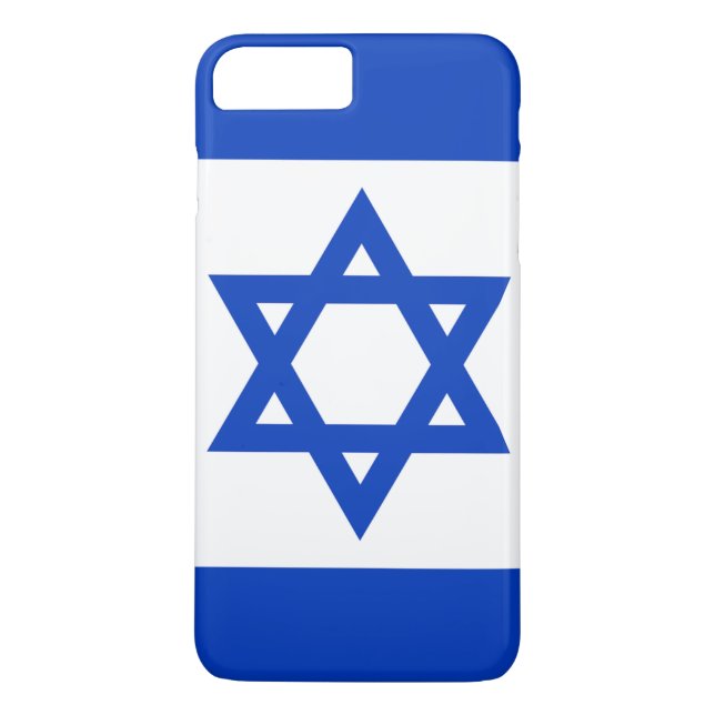 Funda De Case-Mate Para iPhone Bandera de Israel (Reverso)