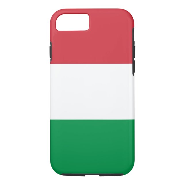 Funda De Case-Mate Para iPhone Bandera de Italia (Reverso)