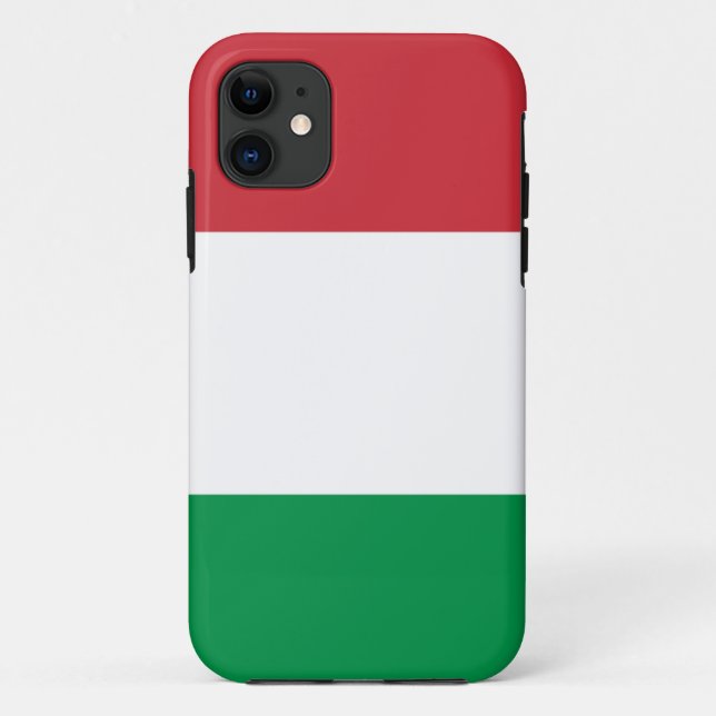 Funda De Case-Mate Para iPhone Bandera de Italia (Reverso)