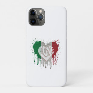 Funda Para iPhone 11 Pro Bandera de Italia del amor