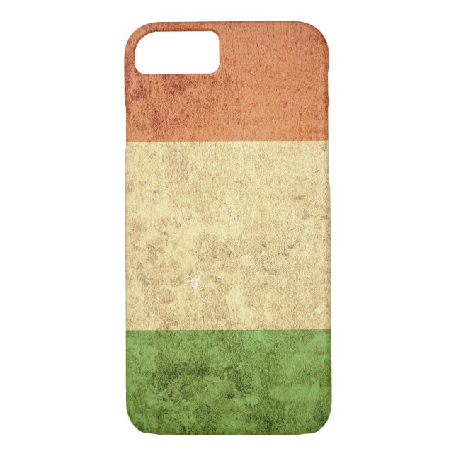 Funda De Case-Mate Para iPhone Bandera de Italia - Grunge (Reverso)