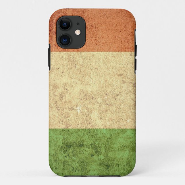 Funda De Case-Mate Para iPhone Bandera de Italia - Grunge (Reverso)