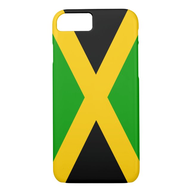 Funda De Case-Mate Para iPhone Bandera de Jamaica (Reverso)