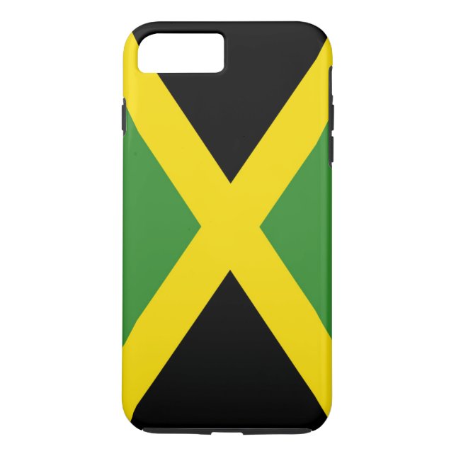 Funda De Case-Mate Para iPhone Bandera de Jamaica (Reverso)