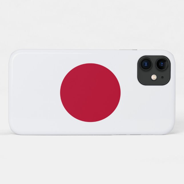 Funda De Case-Mate Para iPhone Bandera de Japón (Reverso (horizontal))