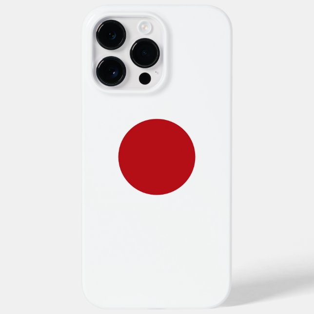 Funda De Case-Mate Para iPhone Bandera de Japón (Reverso)
