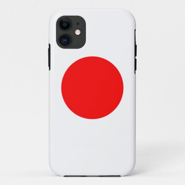 Funda De Case-Mate Para iPhone Bandera de Japón (Reverso)