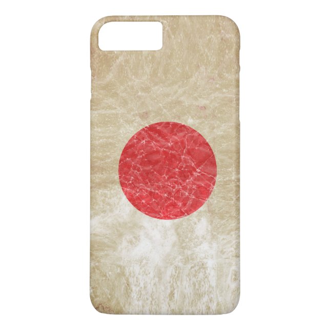 Funda De Case-Mate Para iPhone Bandera de Japón en Grunge (Reverso)