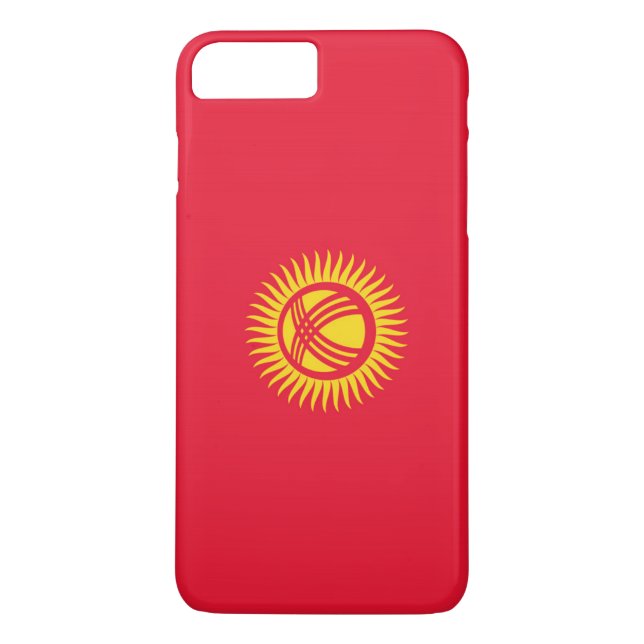 Funda De Case-Mate Para iPhone Bandera de Kirguistán (Reverso)