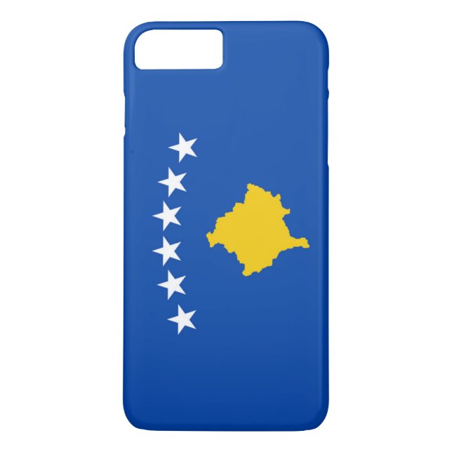 Funda De Case-Mate Para iPhone Bandera de Kosovo (Reverso)