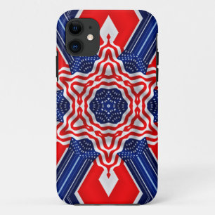 Funda Para iPhone 11 Bandera de la celebración de la amistad de Estados