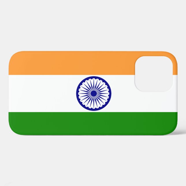 Funda De Case-Mate Para iPhone Bandera de la India (Reverso (Horizontal))
