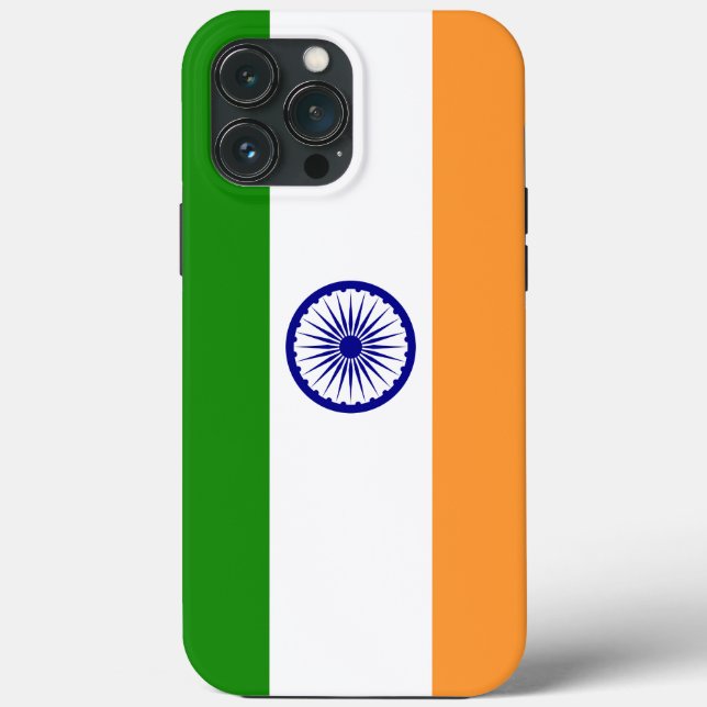 Funda De Case-Mate Para iPhone Bandera de la India (Reverso )