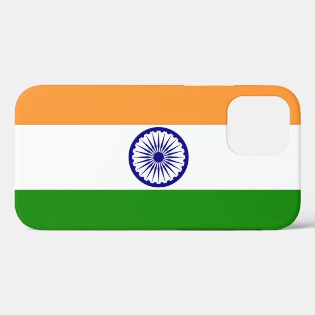Funda De Case-Mate Para iPhone Bandera de la India (Reverso  (Horizonal))