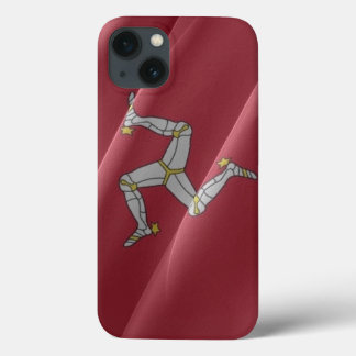 Funda Para iPhone 13 Bandera de la Isla de Man -